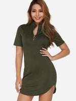Custom Light Olive Green Dress