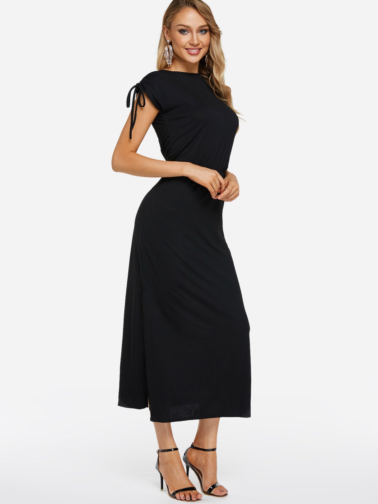 ODM Ladies Sleeveless Maxi Dress