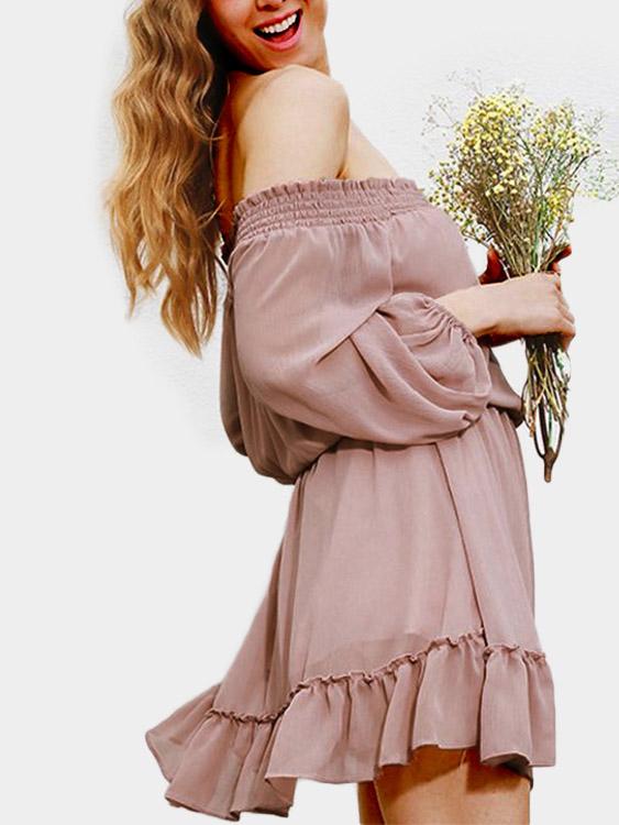 OEM ODM Womens Pink Mini Dresses