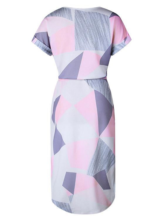 ODM Ladies Short Sleeve Casual Dress