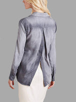 NEW FEELING Womens Grey Blouses