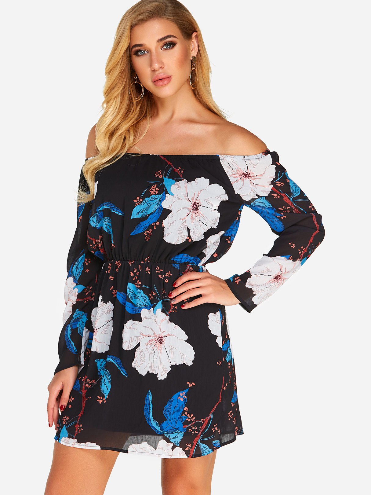 OEM Ladies Black Mini Dresses