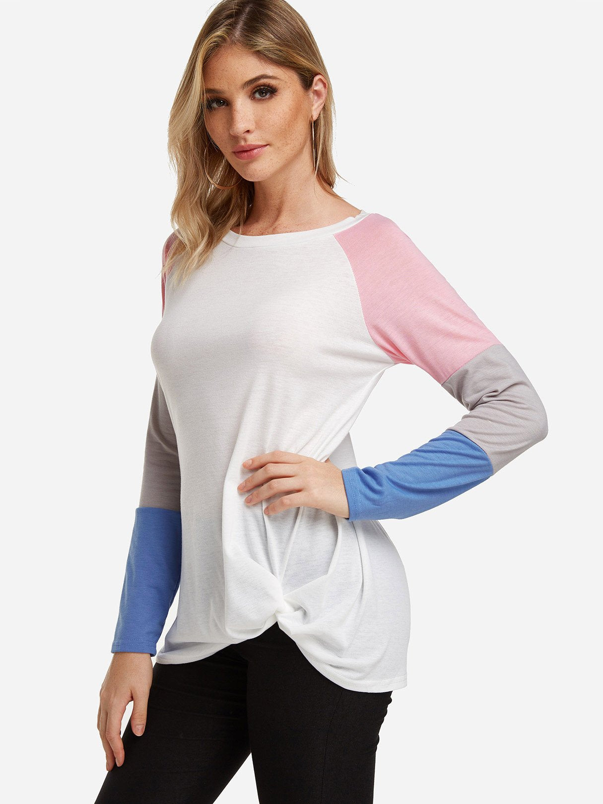 OEM Ladies Blue T-Shirts