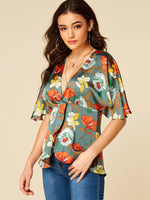 OEM Ladies Army Green Blouses