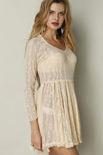 NEW FEELING Womens Apricot Mini Dresses