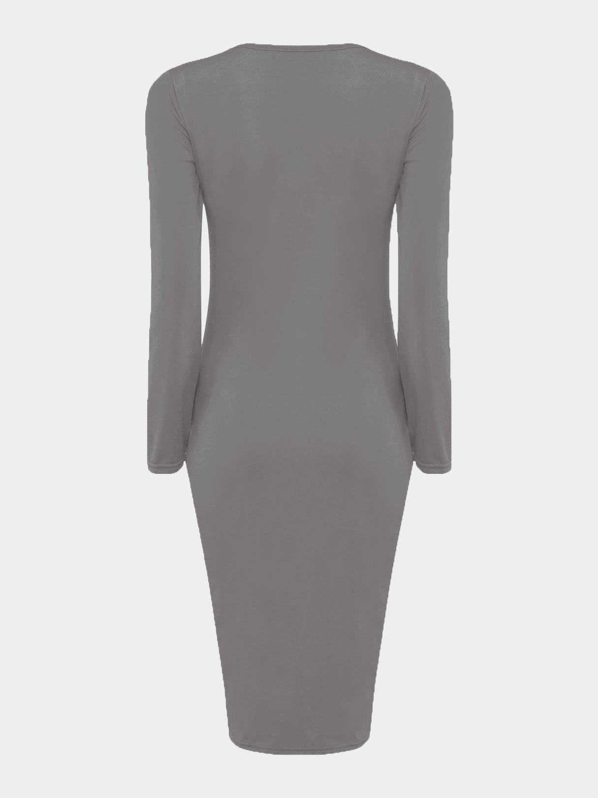 NEW FEELING Womens Grey Sexy Dresses