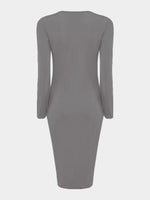 NEW FEELING Womens Grey Sexy Dresses