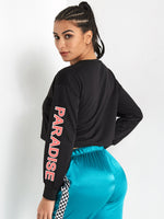 NEW FEELING Womens Black T-Shirts