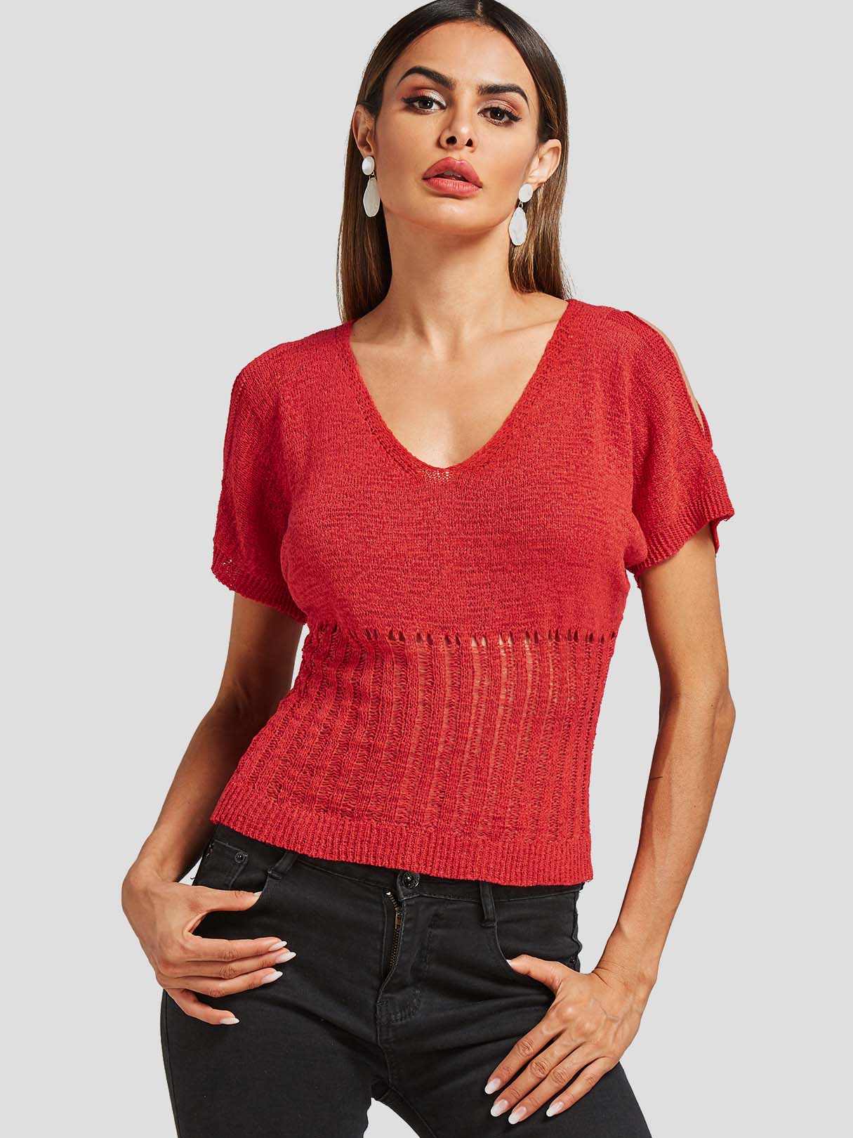 ODM Ladies Short Sleeve Top