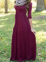OEM Ladies Burgundy Sexy Dresses