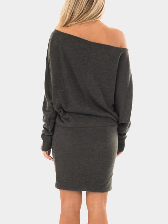 NEW FEELING Womens Grey Mini Dresses