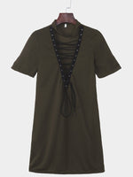NEW FEELING Womens Grey Mini Dresses