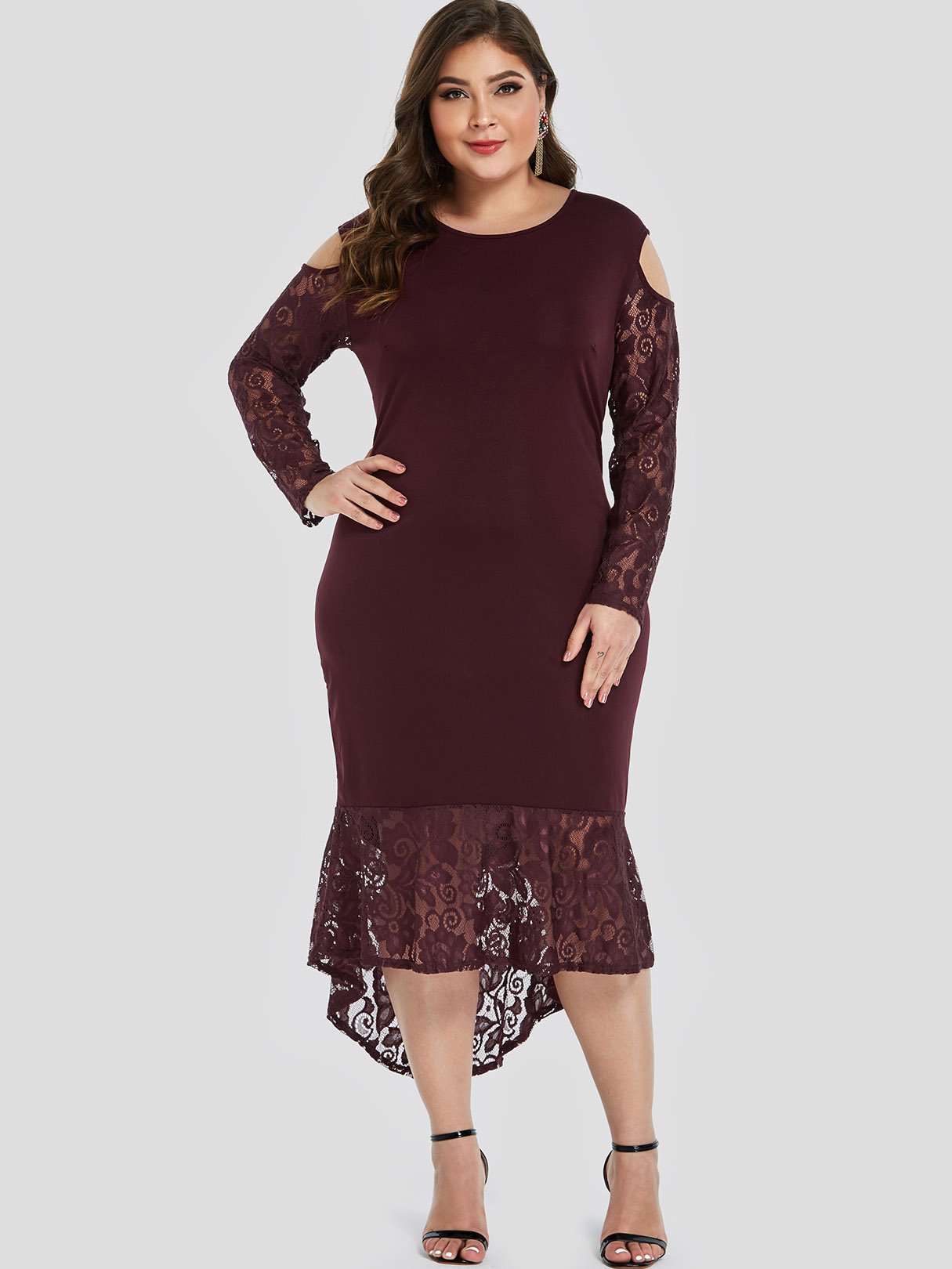 Custom Plus Size Club Dresses With Sleeves