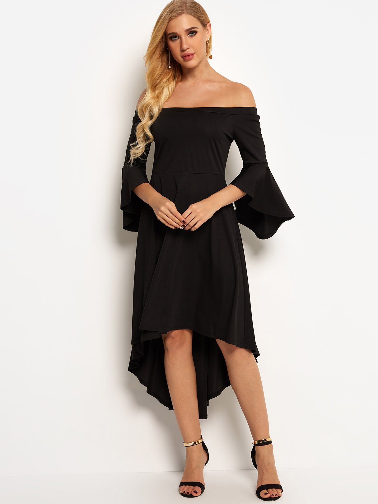 ODM Ladies 3/4 Sleeve Dresses