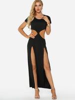 OEM ODM Womens Short Sleeve Maxi Dress
