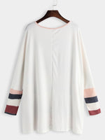 NEW FEELING Womens Color Block T-Shirts