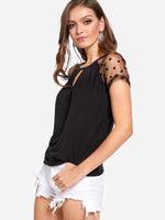 OEM Ladies Black T-Shirts