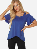 OEM Ladies Blue T-Shirts