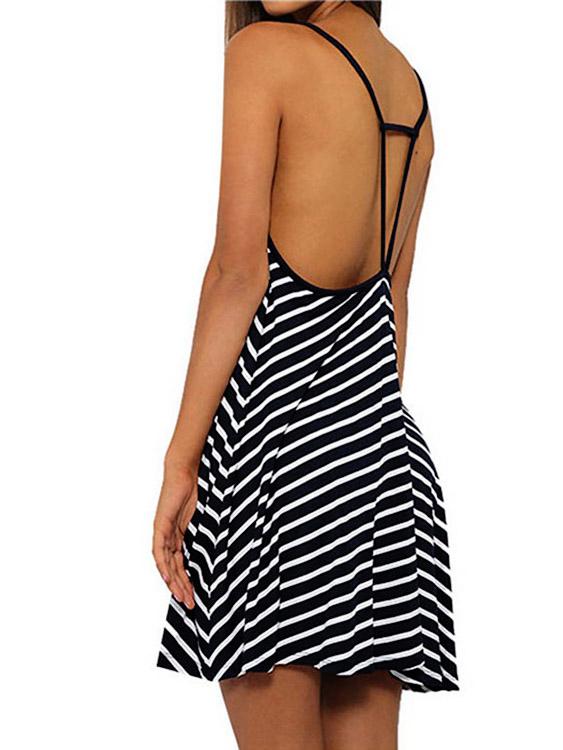 Custom Ladies V-Neck Mini Dress