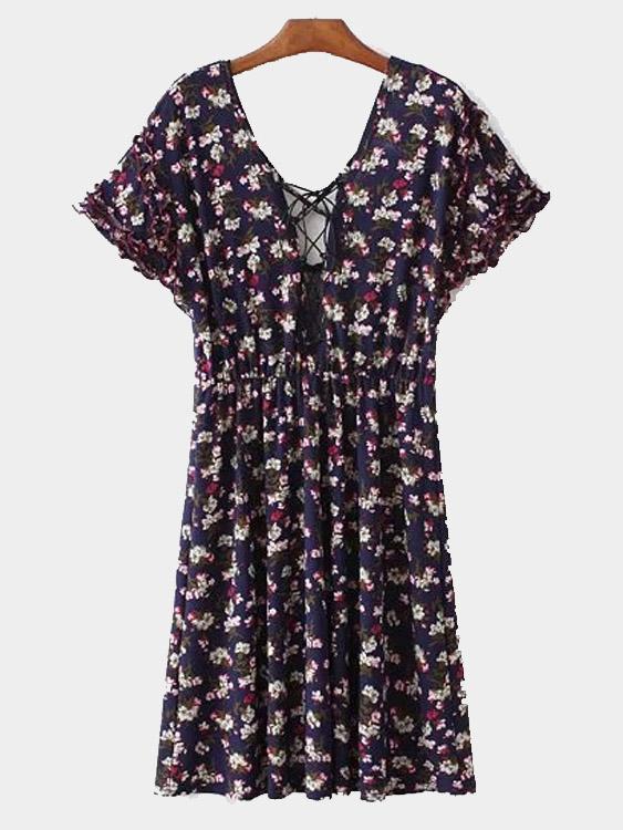 NEW FEELING Womens Multi Floral Dresses