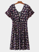 NEW FEELING Womens Multi Floral Dresses
