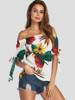 ODM Ladies Short Sleeve Blouses