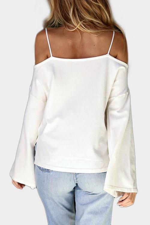 NEW FEELING Womens White T-Shirts