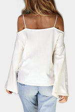 NEW FEELING Womens White T-Shirts