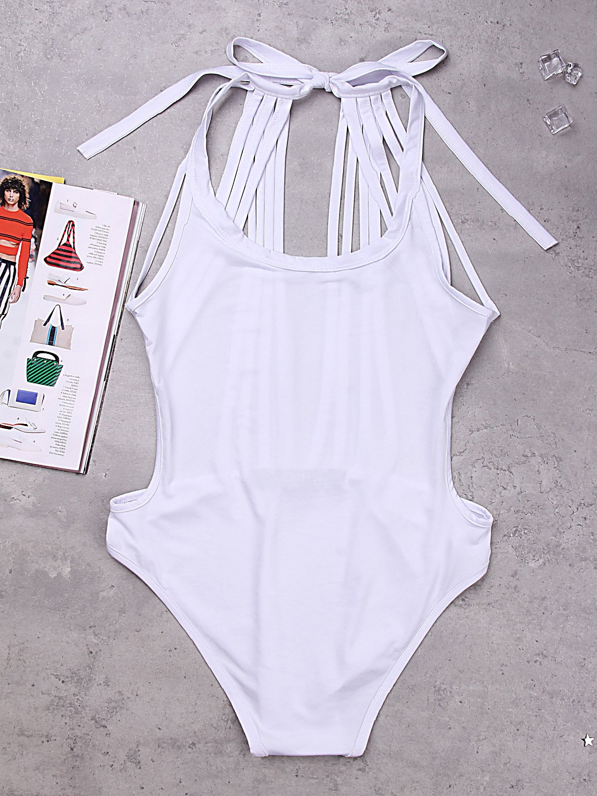 Wholesale Halter Backless One-Pieces Swimsuits