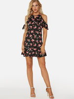 OEM ODM Womens Short Sleeve Mini Dress