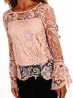 OEM Ladies Pink Blouses