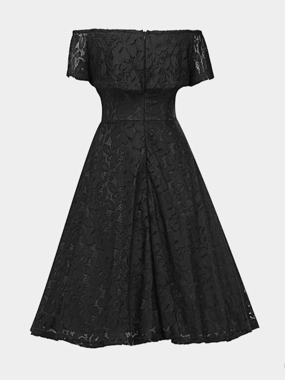OEM Ladies Black Off The Shoulder Dresses