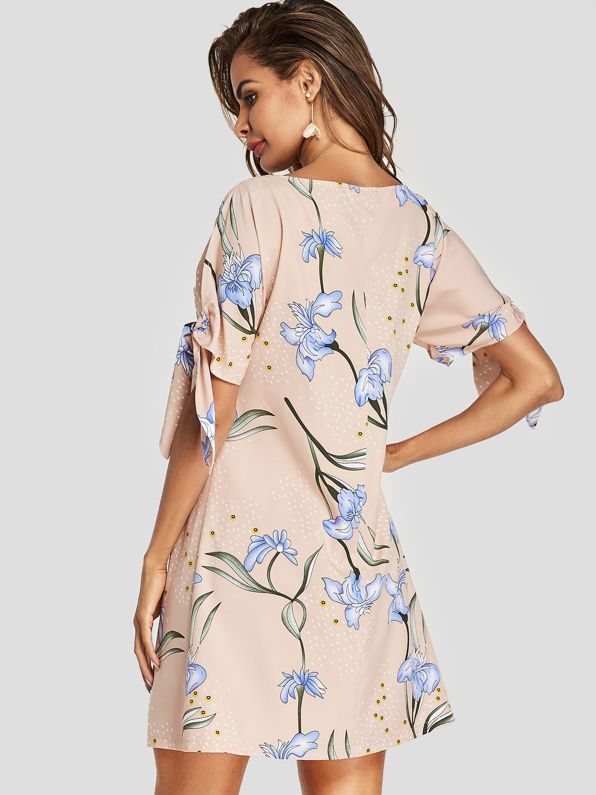 OEM Ladies Floral Mini Dresses