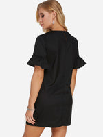 NEW FEELING Womens Black Mini Dresses