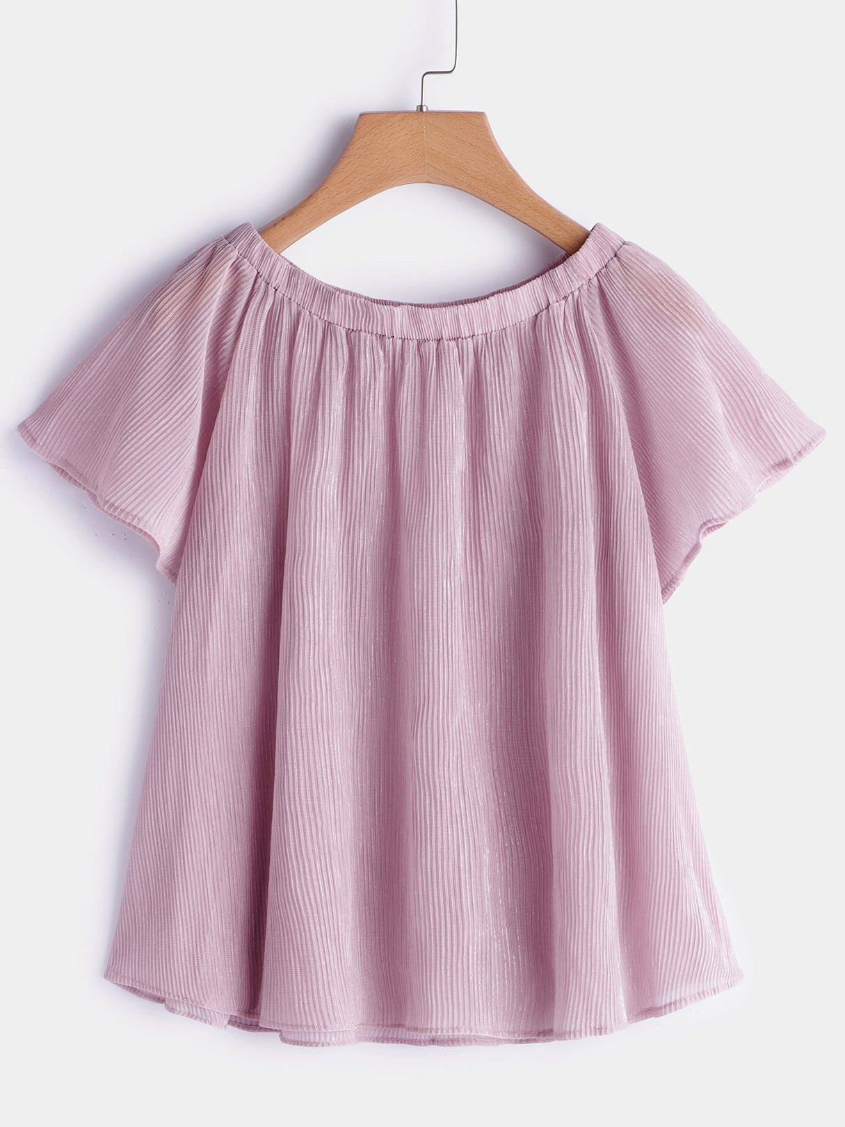NEW FEELING Womens Purple T-Shirts