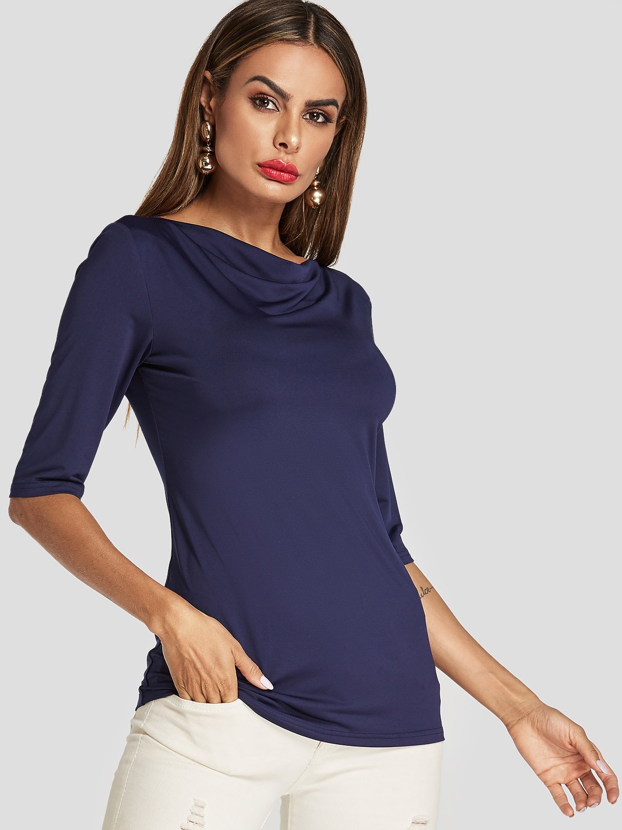ODM Ladies Half Sleeve T-Shirts