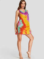 NEW FEELING Womens Color Block Mini Dresses