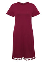 ODM Ladies Short Sleeve Casual Dresses