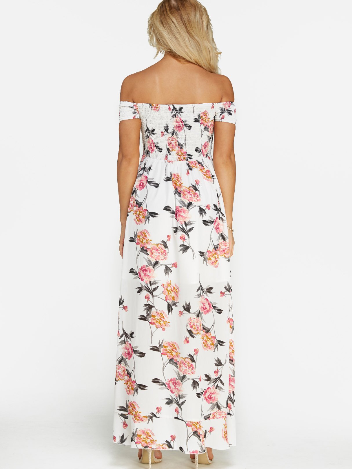 NEW FEELING Womens White Maxi Dresses