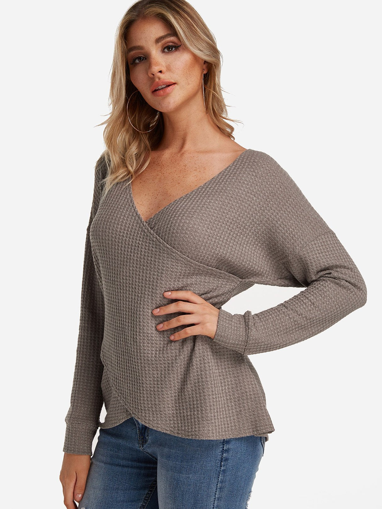 OEM Ladies Taupe T-Shirts