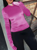 OEM Ladies Rose T-Shirts