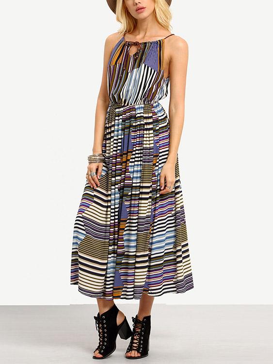 OEM Ladies Multi Maxi Dresses