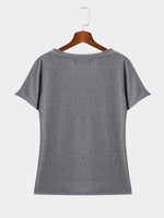 NEW FEELING Womens Grey T-Shirts