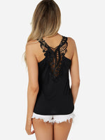 NEW FEELING Womens Black Camis