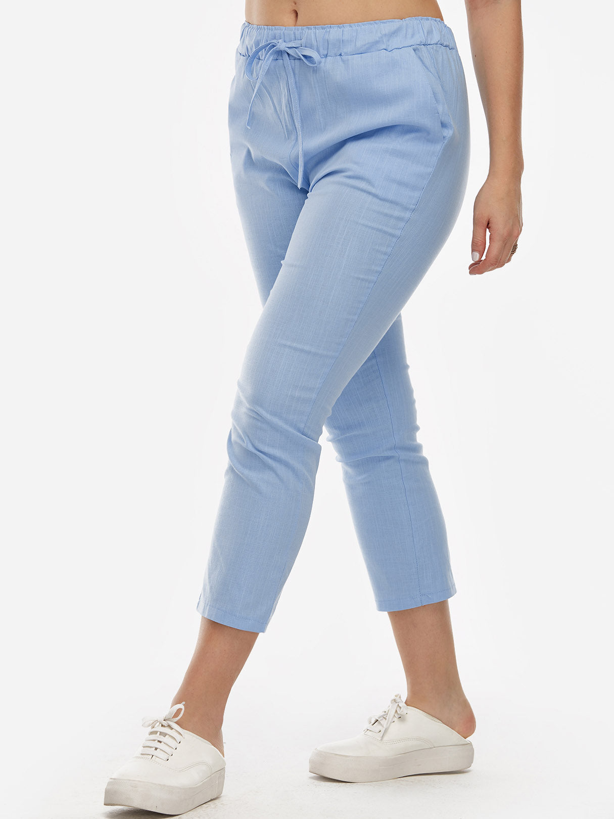 NEW FEELING Womens Blue Plus Size Bottoms