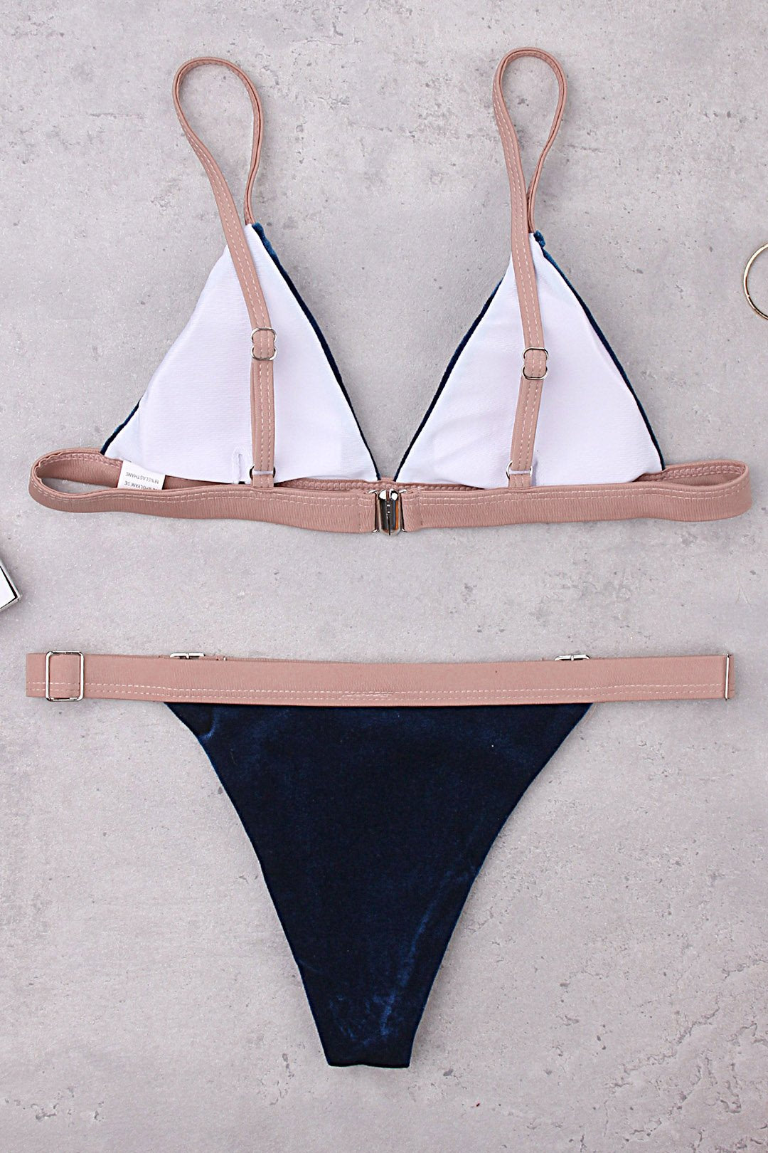 NEW FEELING Womens Green Bikinis