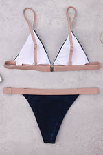 NEW FEELING Womens Green Bikinis