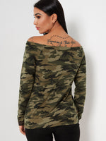 NEW FEELING Womens Camouflage T-Shirts