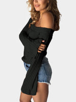 NEW FEELING Womens Black T-Shirts