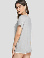 ODM Ladies Short Sleeve T-Shirts